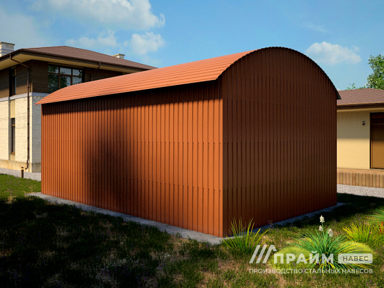 Ангар из профнастила №9 - фото 3